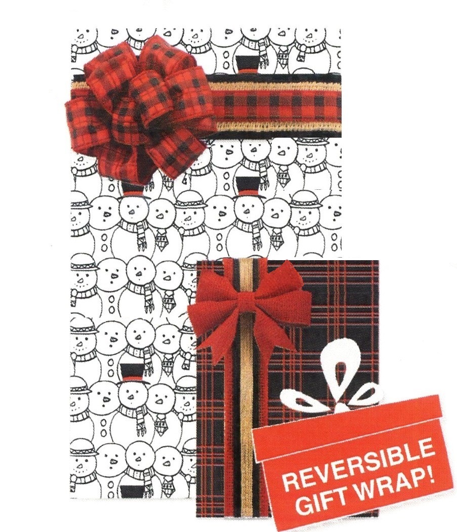#2321 Snow Buddies Reversible Wrap