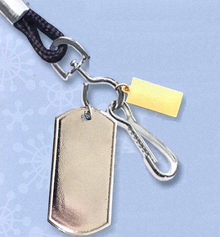 #2618 Lanyard with Dog Tags 