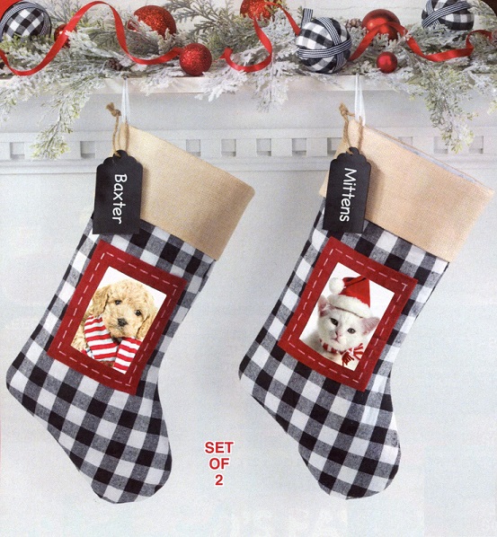 #3762 Christmas Stockings Set of 2 