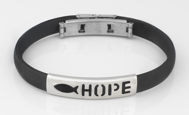 #7232 Hope Stainless Steel Bracelet 